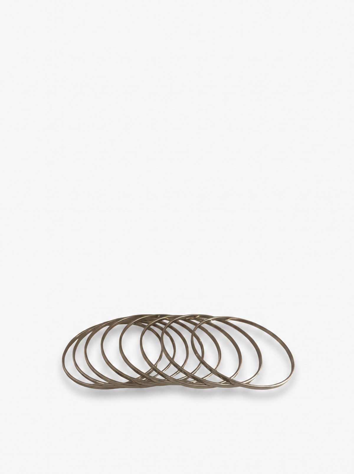 SILVER 8PC BANGLES SET