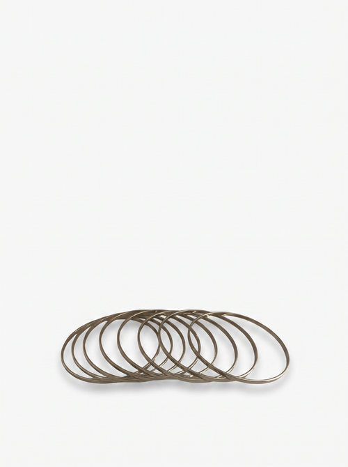 SILVER 8PC BANGLES SET