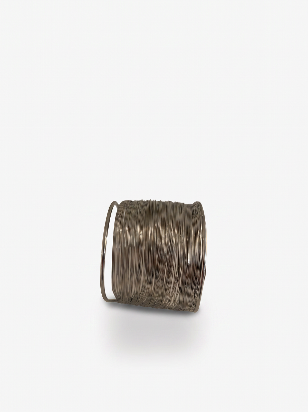 SILVER LAYERED WIRE CUFF